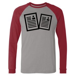 Long Sleeve Jersey Baseball Tee Thumbnail
