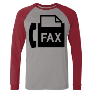 Long Sleeve Jersey Baseball Tee Thumbnail