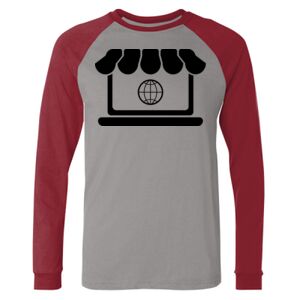 Long Sleeve Jersey Baseball Tee Thumbnail