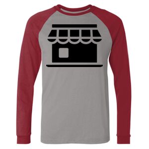 Long Sleeve Jersey Baseball Tee Thumbnail