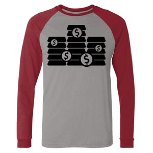 Long Sleeve Jersey Baseball Tee Thumbnail