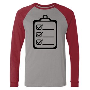 Long Sleeve Jersey Baseball Tee Thumbnail