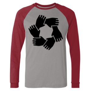 Long Sleeve Jersey Baseball Tee Thumbnail