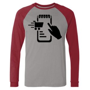 Long Sleeve Jersey Baseball Tee Thumbnail