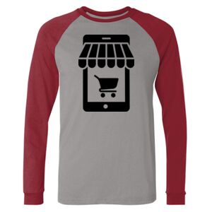Long Sleeve Jersey Baseball Tee Thumbnail