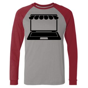 Long Sleeve Jersey Baseball Tee Thumbnail