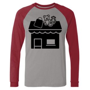Long Sleeve Jersey Baseball Tee Thumbnail