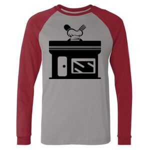 Long Sleeve Jersey Baseball Tee Thumbnail