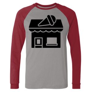 Long Sleeve Jersey Baseball Tee Thumbnail