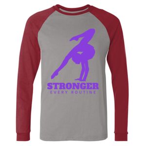 Long Sleeve Jersey Baseball Tee Thumbnail