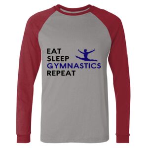 Long Sleeve Jersey Baseball Tee Thumbnail