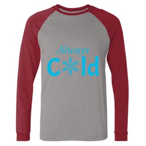 Long Sleeve Jersey Baseball Tee Thumbnail