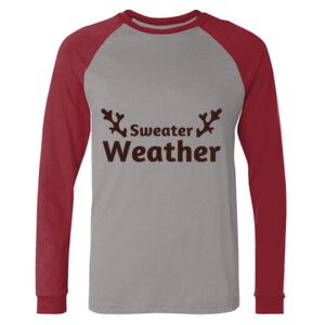 Long Sleeve Jersey Baseball Tee Thumbnail