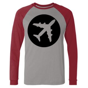 Long Sleeve Jersey Baseball Tee Thumbnail