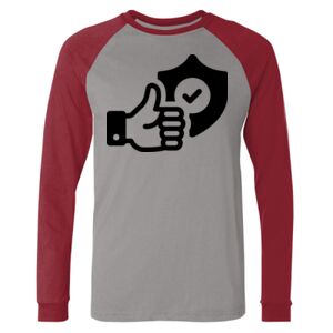 Long Sleeve Jersey Baseball Tee Thumbnail