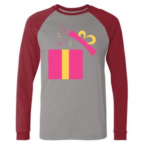 Long Sleeve Jersey Baseball Tee Thumbnail