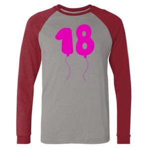 Long Sleeve Jersey Baseball Tee Thumbnail