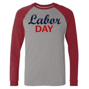 Long Sleeve Jersey Baseball Tee Thumbnail