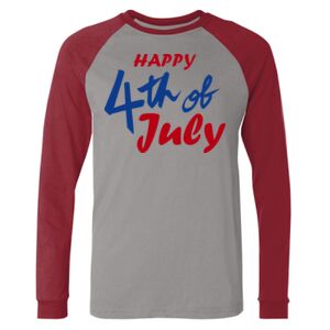 Long Sleeve Jersey Baseball Tee Thumbnail