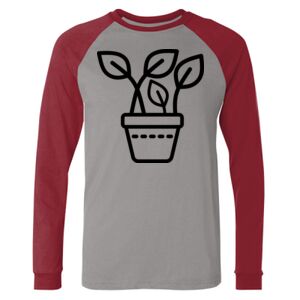 Long Sleeve Jersey Baseball Tee Thumbnail