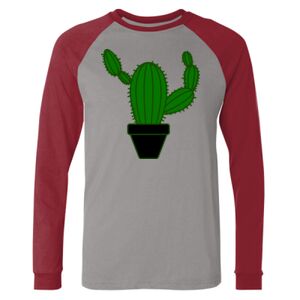 Long Sleeve Jersey Baseball Tee Thumbnail
