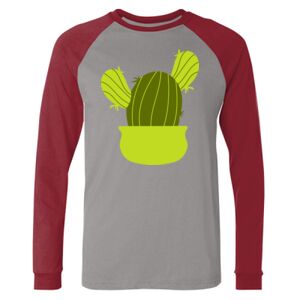 Long Sleeve Jersey Baseball Tee Thumbnail