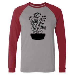 Long Sleeve Jersey Baseball Tee Thumbnail
