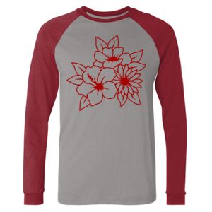 Long Sleeve Jersey Baseball Tee Thumbnail