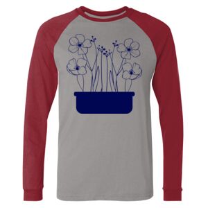 Long Sleeve Jersey Baseball Tee Thumbnail