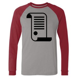 Long Sleeve Jersey Baseball Tee Thumbnail
