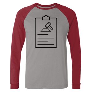 Long Sleeve Jersey Baseball Tee Thumbnail
