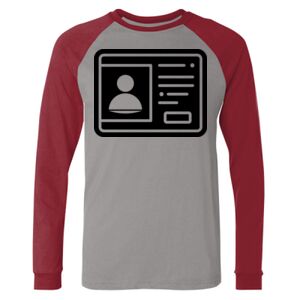 Long Sleeve Jersey Baseball Tee Thumbnail