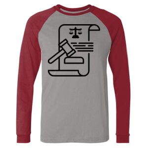 Long Sleeve Jersey Baseball Tee Thumbnail