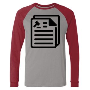 Long Sleeve Jersey Baseball Tee Thumbnail