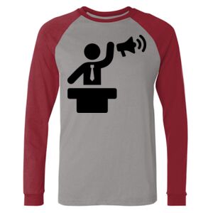 Long Sleeve Jersey Baseball Tee Thumbnail