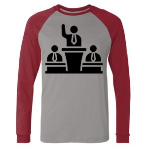 Long Sleeve Jersey Baseball Tee Thumbnail