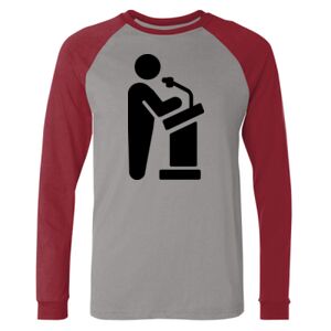 Long Sleeve Jersey Baseball Tee Thumbnail