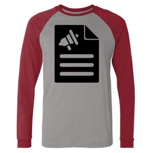 Long Sleeve Jersey Baseball Tee Thumbnail