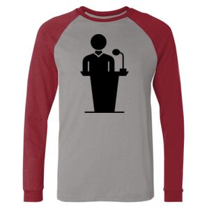 Long Sleeve Jersey Baseball Tee Thumbnail