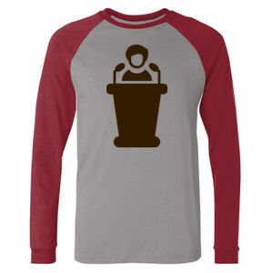 Long Sleeve Jersey Baseball Tee Thumbnail