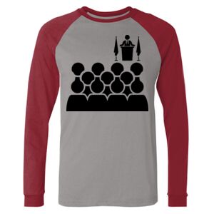 Long Sleeve Jersey Baseball Tee Thumbnail