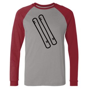 Long Sleeve Jersey Baseball Tee Thumbnail