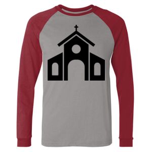 Long Sleeve Jersey Baseball Tee Thumbnail