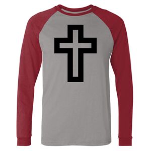 Long Sleeve Jersey Baseball Tee Thumbnail