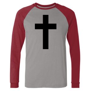 Long Sleeve Jersey Baseball Tee Thumbnail