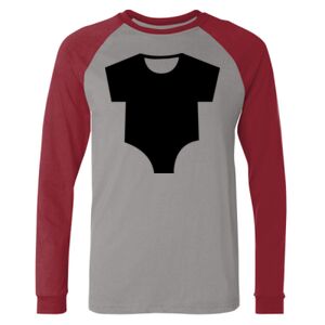 Long Sleeve Jersey Baseball Tee Thumbnail