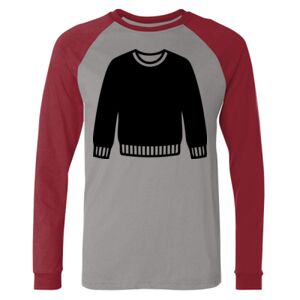 Long Sleeve Jersey Baseball Tee Thumbnail