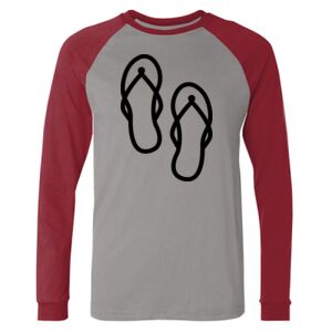 Long Sleeve Jersey Baseball Tee Thumbnail