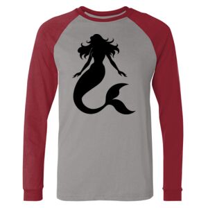 Long Sleeve Jersey Baseball Tee Thumbnail