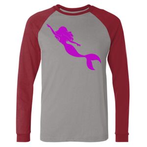 Long Sleeve Jersey Baseball Tee Thumbnail